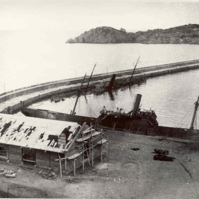 Febrer de 1938, els bombardejos del port de Sant Feliu